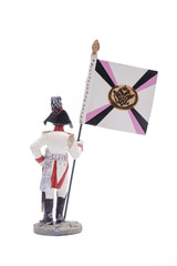 tin soldier  General's adjutant, computed from the cavalry, 1807