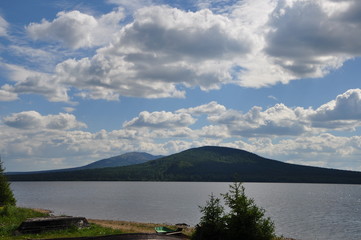 the serenity of the mountains