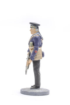Tin Soldier Sailor, Navy 1943-45 USSR isolated on white