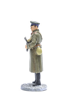 Tin Soldier lieutenant  NKVD, Soviet Union 1936-37 isolated on w