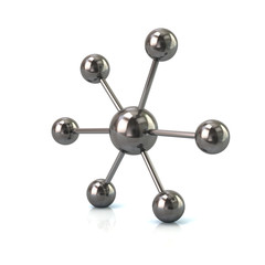 Business silver network icon