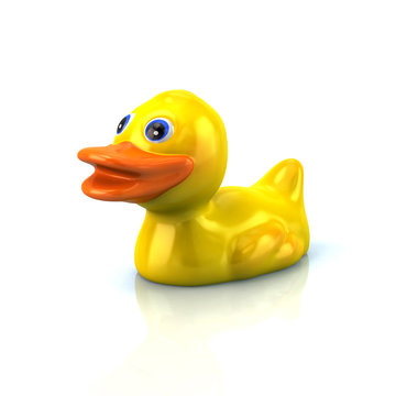 Duck icon 3d illustration