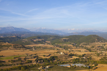 View from Cardona Castle. Catalonia, Spain.