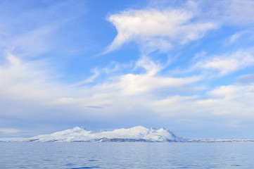 Winter in den Lyngen Alps bei Tromsö
