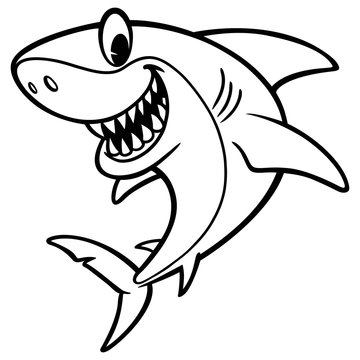 Shark Cartoon Drawing