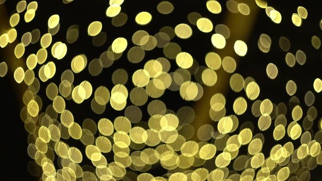 golden yellow party lights celebrations abstract background - for use with titles, logos and presentation background slides