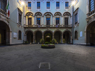 Palazzo degli Elefanti, via Vitoria Emanuelle II, Catania, Provinz Catania, Sizilien, Italien