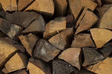 Firewood. Background.