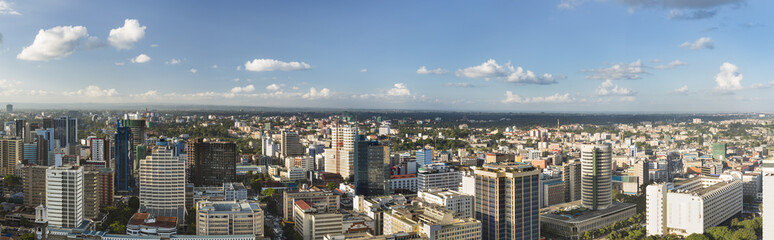 Fototapeta na wymiar Nairobi City Panorama, Kenya