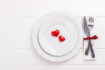 Romantic table setting