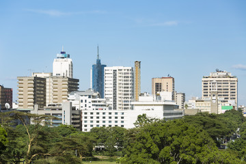 Obraz premium Nairobi Skyline Highrises, Kenya