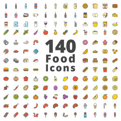 Food Icon Pack Colored
