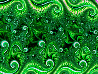 Abstract fractal background computer-generated image