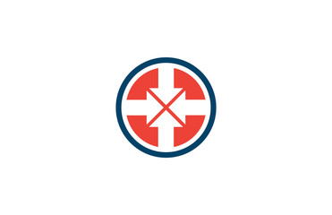 center circle arrow logo