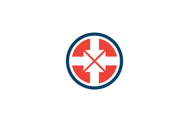 center circle arrow logo