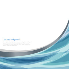 business background with abstract wave
