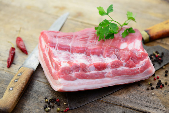 Speck Rippen Bauchfleisch