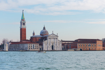 View to San Giorgio Maggiore Islands of Venice, Italy