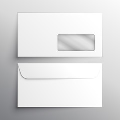 realistic envelope mockup template