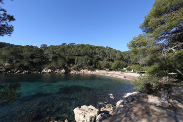 Plage de la calanque de Port d'Alon