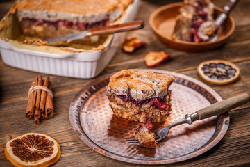 Bread pudding breakfast