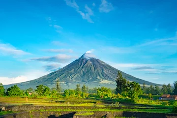 Foto op Canvas Mayon Volcano in Legazpi, Philippine  © Puripat