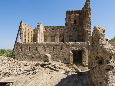 Mittlerer Osten, Arabien, Sultanat Oman, Verlassenes Lehmdorf Ibra