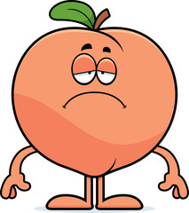 Sad Cartoon Peach