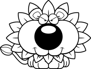 Cartoon Sly Dandelion Lion