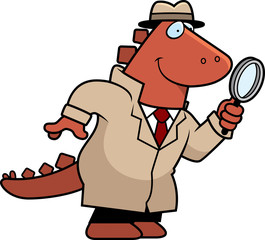 Cartoon Dinosaur Detective © corythoman