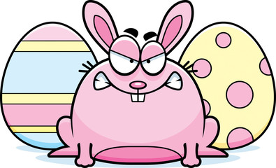 Mad Cartoon Easter Bunny