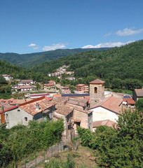 Fototapeta na wymiar municipality of Bianchi, small Sila, Calabria Italy