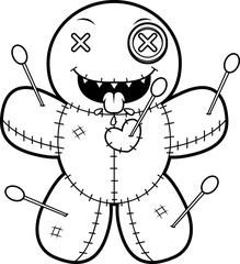 Hungry Cartoon Voodoo Doll