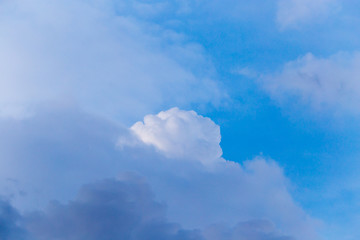 storm clouds in the sky as the background