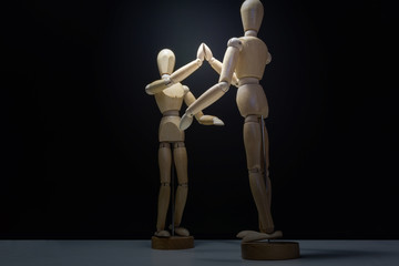 Wooden Mannequins-hi5 lower back-vin