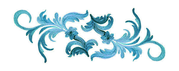 Tracery, decorative ornament. Acrylic