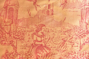 Vintage Fabric Illustration 1 
