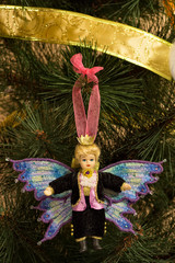 Fairy-prince on christmas-tree