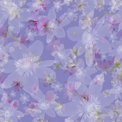 flowers seamless pattern
