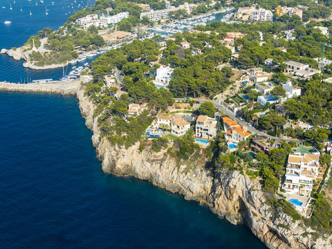 Blick auf Santa Ponca und Sa Calata, Mallorca, Balearen, Spanien