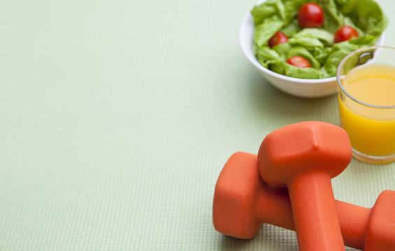 Fitness Healthy Diet Background