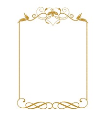 GOLD FRAME ABSTRACT