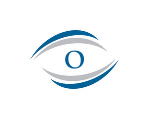 O Letter Swoosh Logo