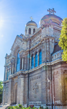 Main Orthodox Cathedral of Varna city in Bulgaria