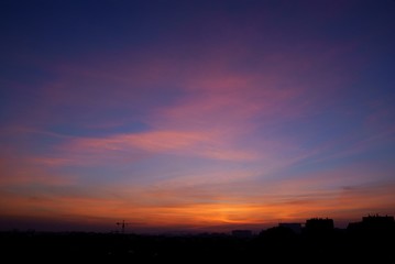 Obraz premium multicolor pretty sunset