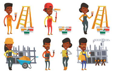 Vector set of constructors and builders characters