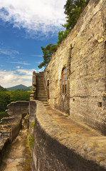 Rocky castle Sloup in nothern Bohemia