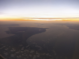 空からの津軽海峡