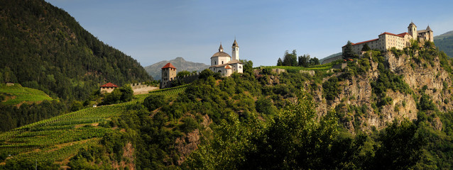 Sabiona Monastery, Chiusa, Klausen, Valle Isarco, Bolzano, Trentino Alto Adige, Italy