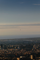 Aerial view of Barcelona